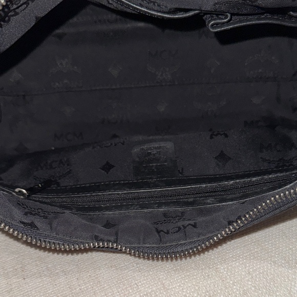 MCM Vintage Black Bag with Silver Accents